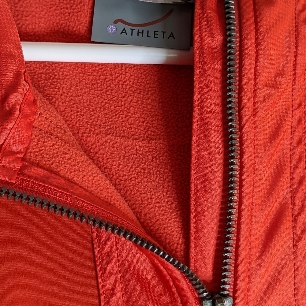 ATHLETA Verbier Hooded Jacket XL Rust Color - Picture 3 of 5
